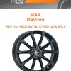 Диски MAK DaVinci | Каталог Wheelsnheels.ru