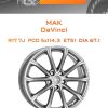 Диски MAK DaVinci | Каталог Wheelsnheels.ru