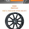 Диски MAK DaVinci | Каталог Wheelsnheels.ru