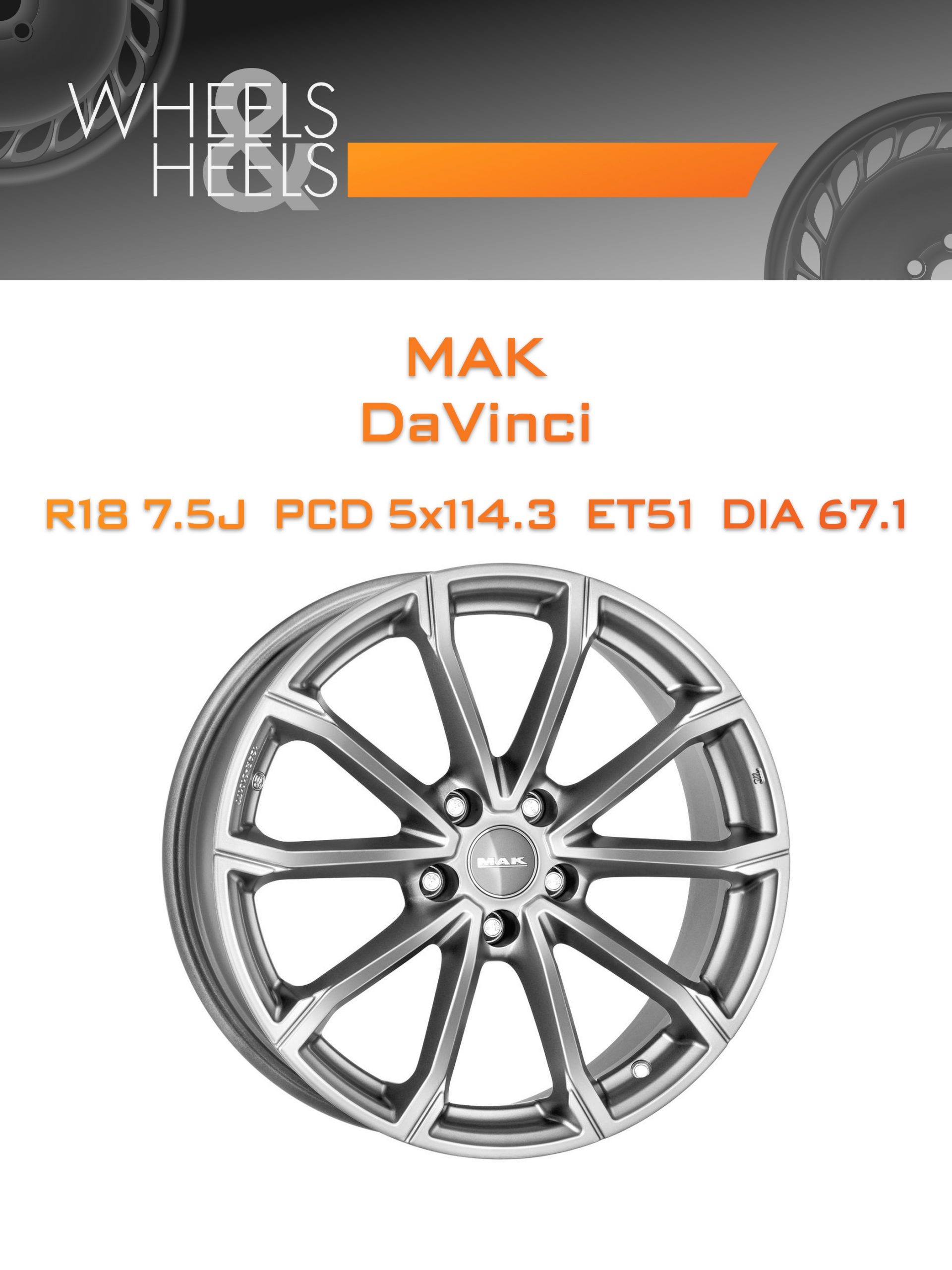 Диски MAK DaVinci | Каталог Wheelsnheels.ru