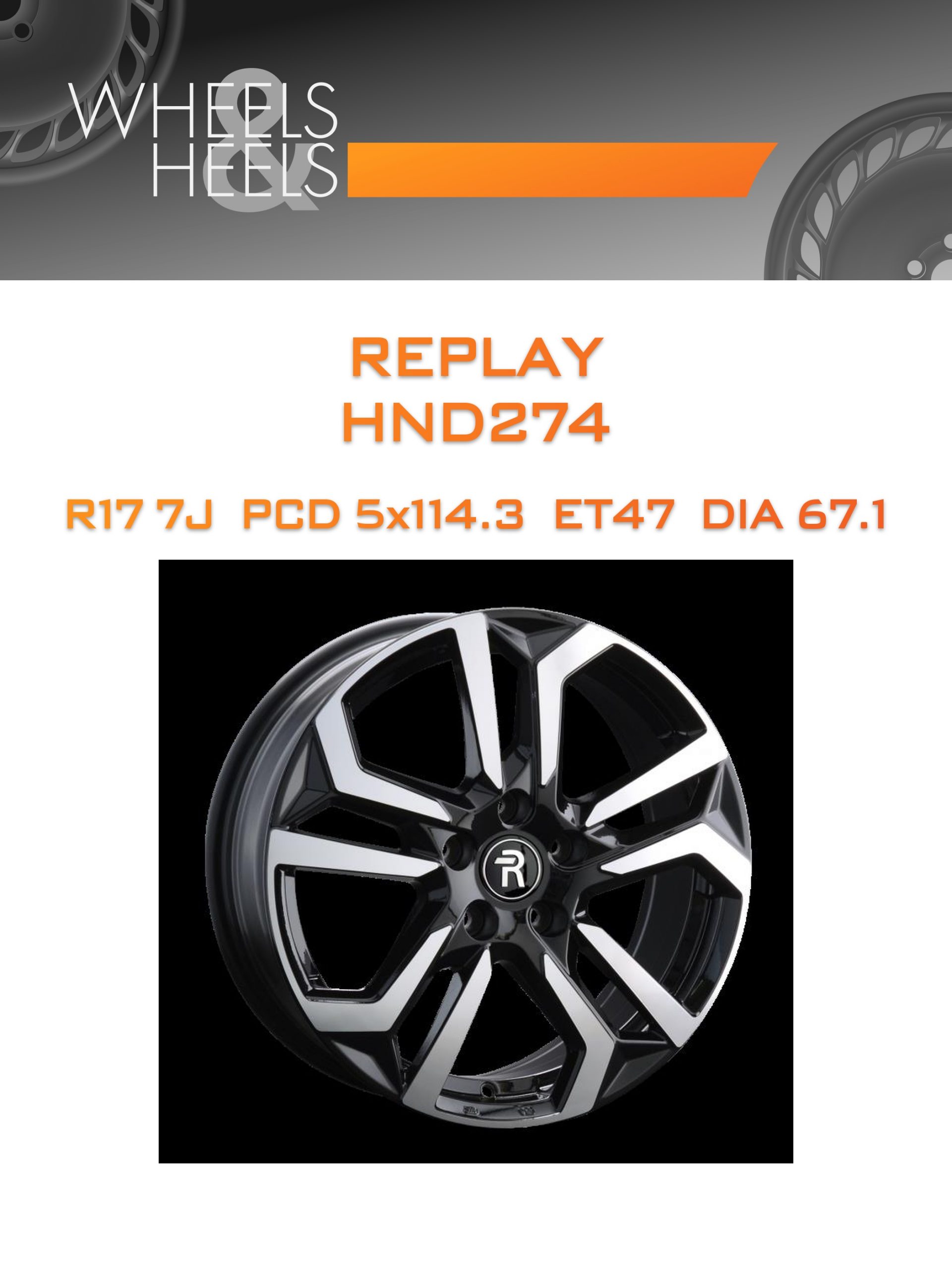 Диски REPLAY HND274 | Каталог Wheelsnheels.ru