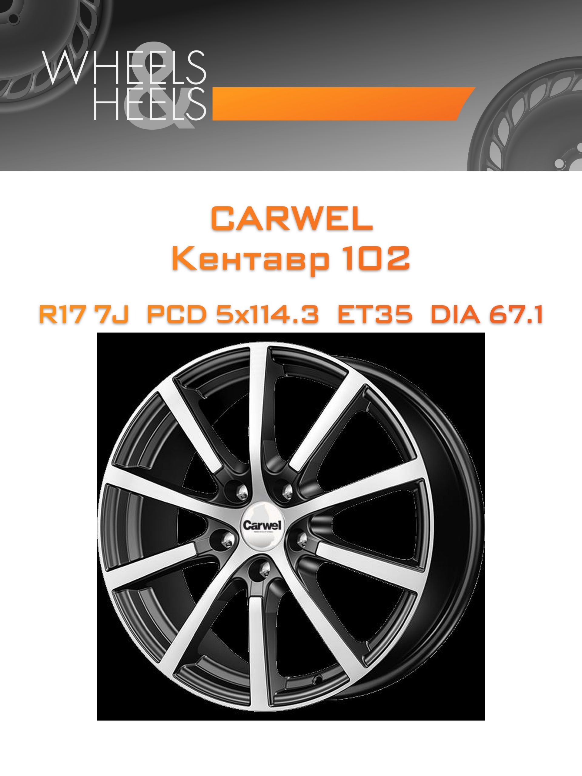 Диски Carwel Кентавр 102 | Каталог Wheelsnheels.ru