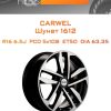 Диски Carwel Шунет 1612 | Каталог Wheelsnheels.ru