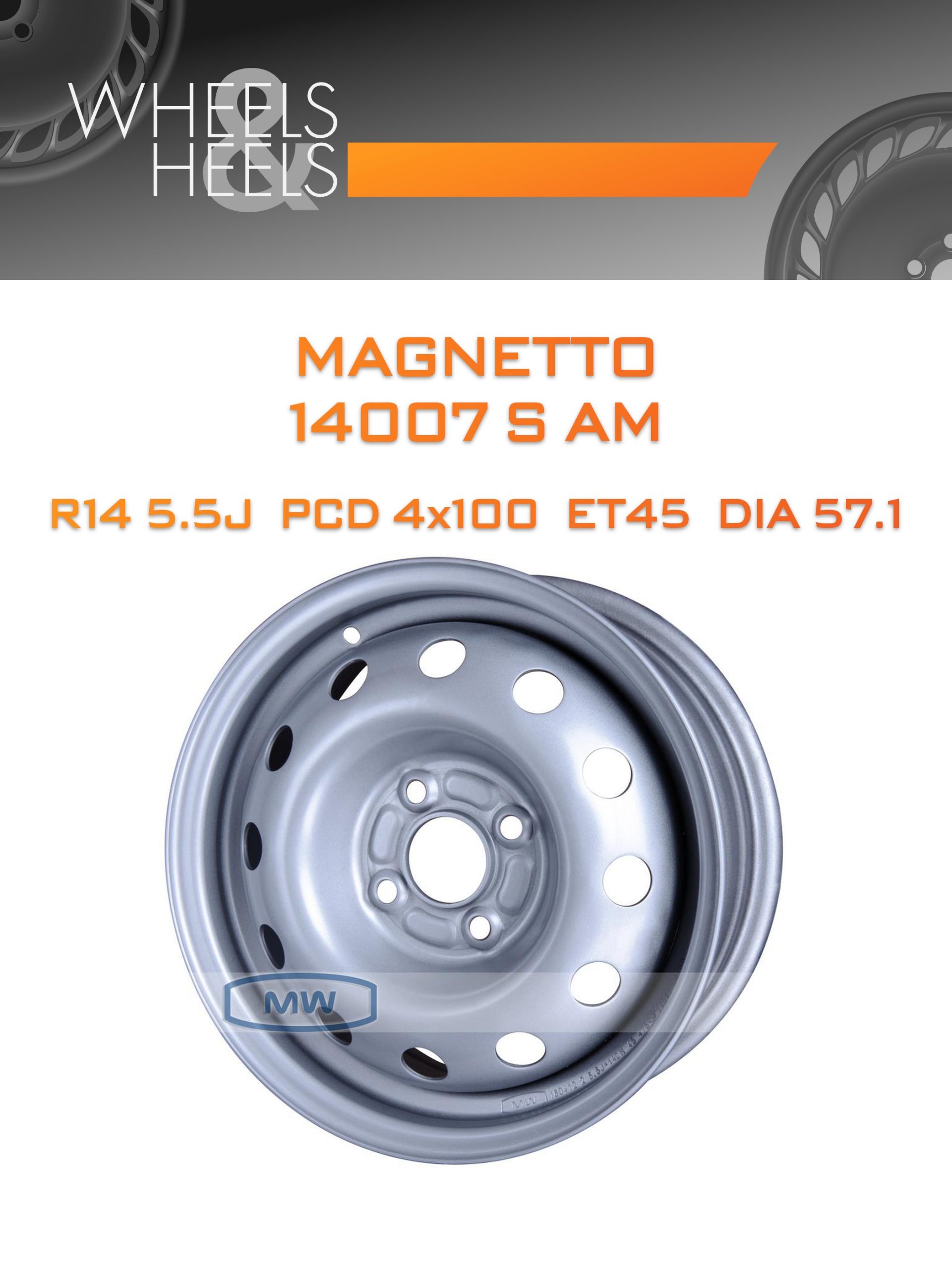 Диски Magnetto 14007 S AM | Каталог Wheelsnheels.ru