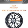 Диски MAK Munchen | Каталог Wheelsnheels.ru