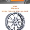 Диски MAK Rennen | Каталог Wheelsnheels.ru