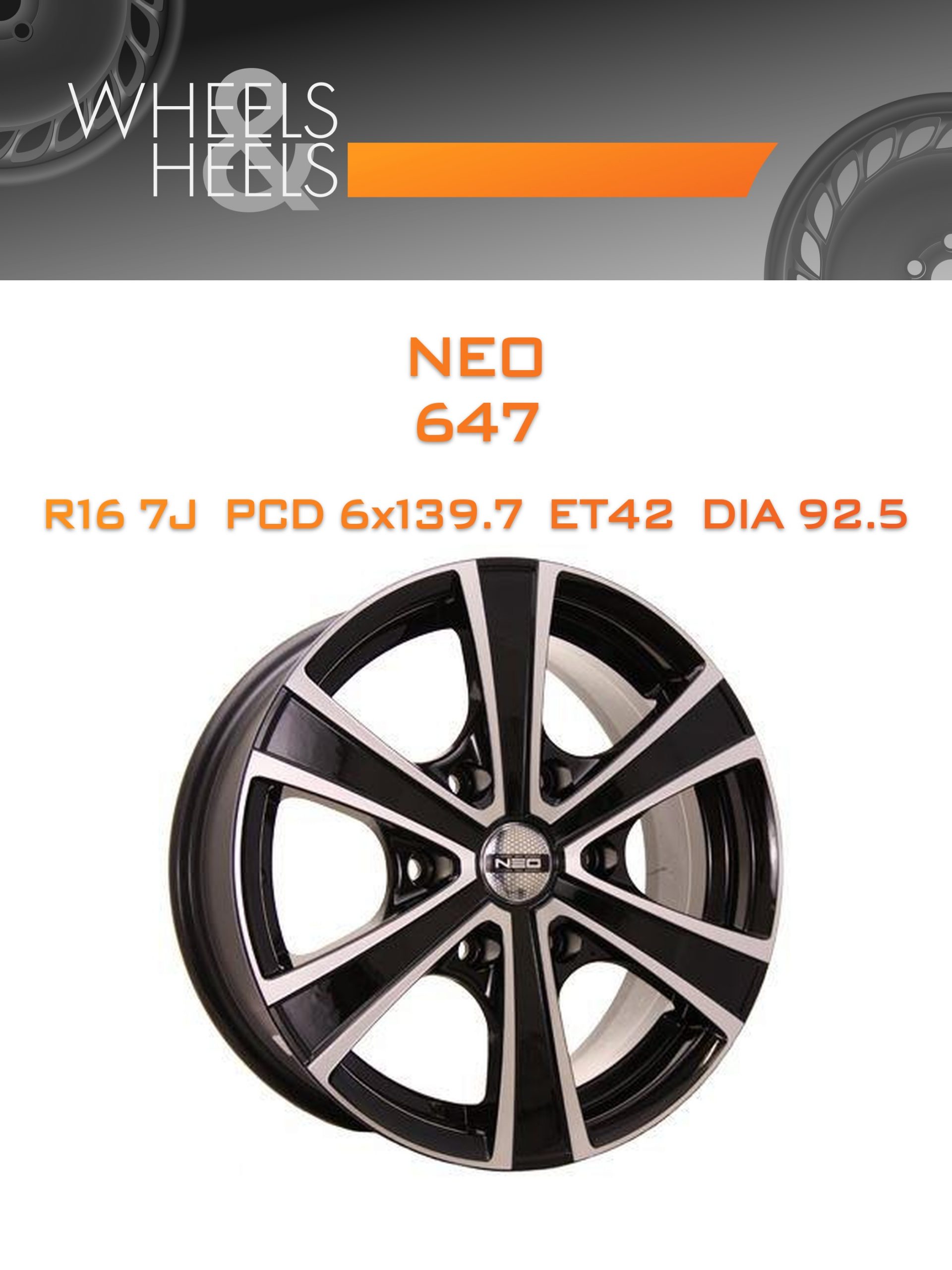 Диски NEO 647 | Каталог Wheelsnheels.ru