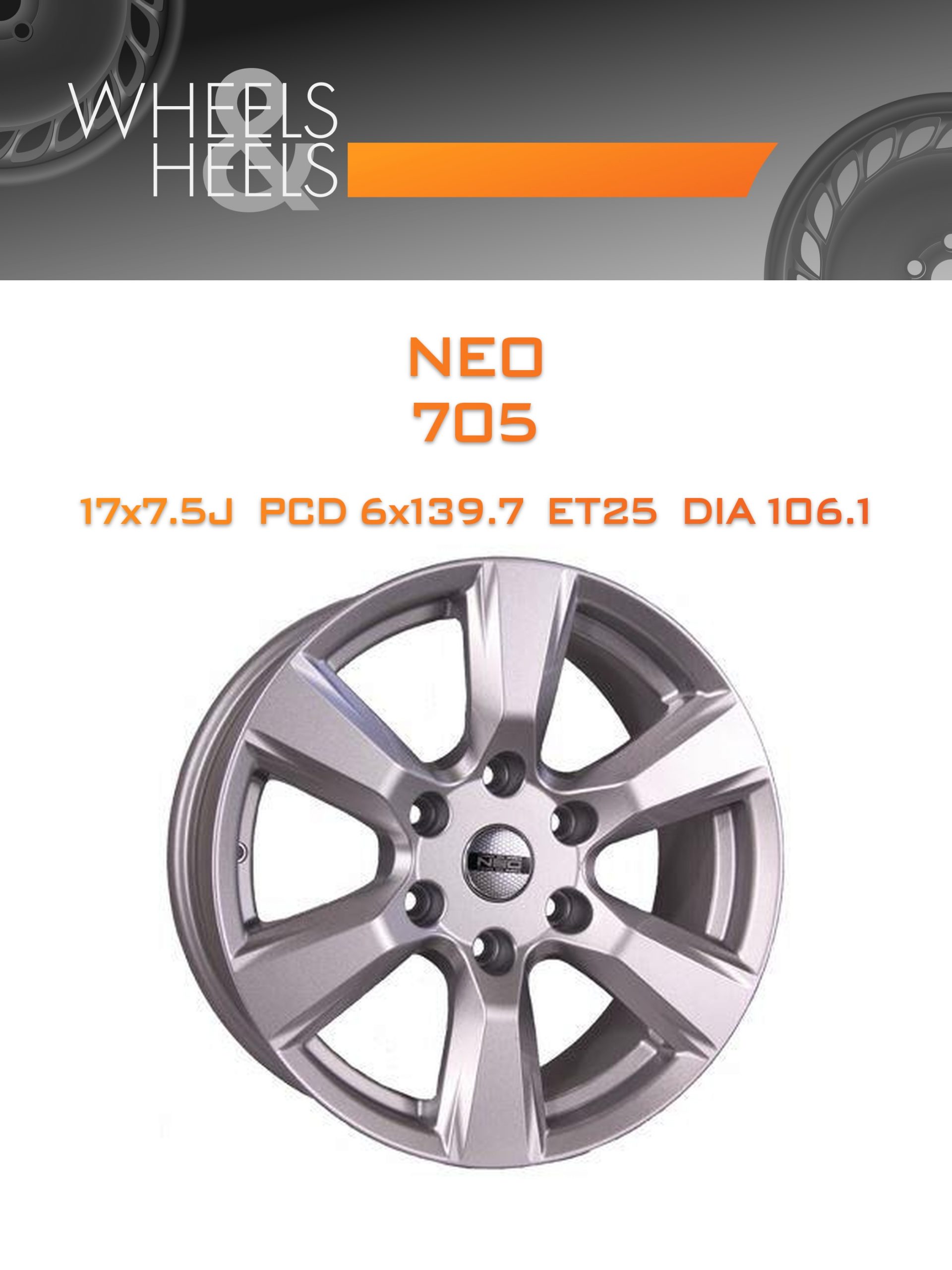 Диски NEO 705 | Каталог Wheelsnheels.ru