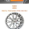 Диски NEO 204 | Каталог Wheelsnheels.ru