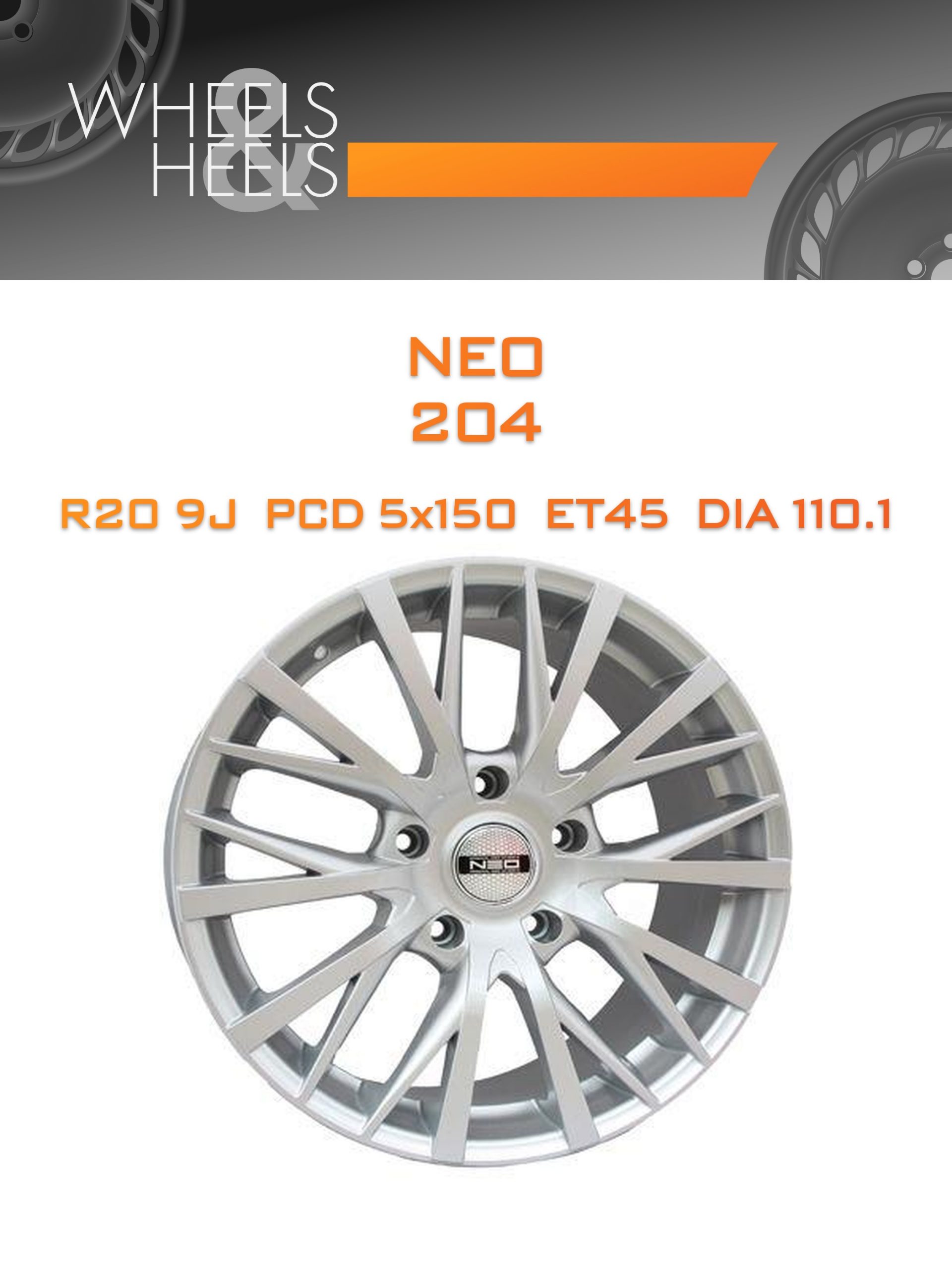 Диски NEO 204 | Каталог Wheelsnheels.ru