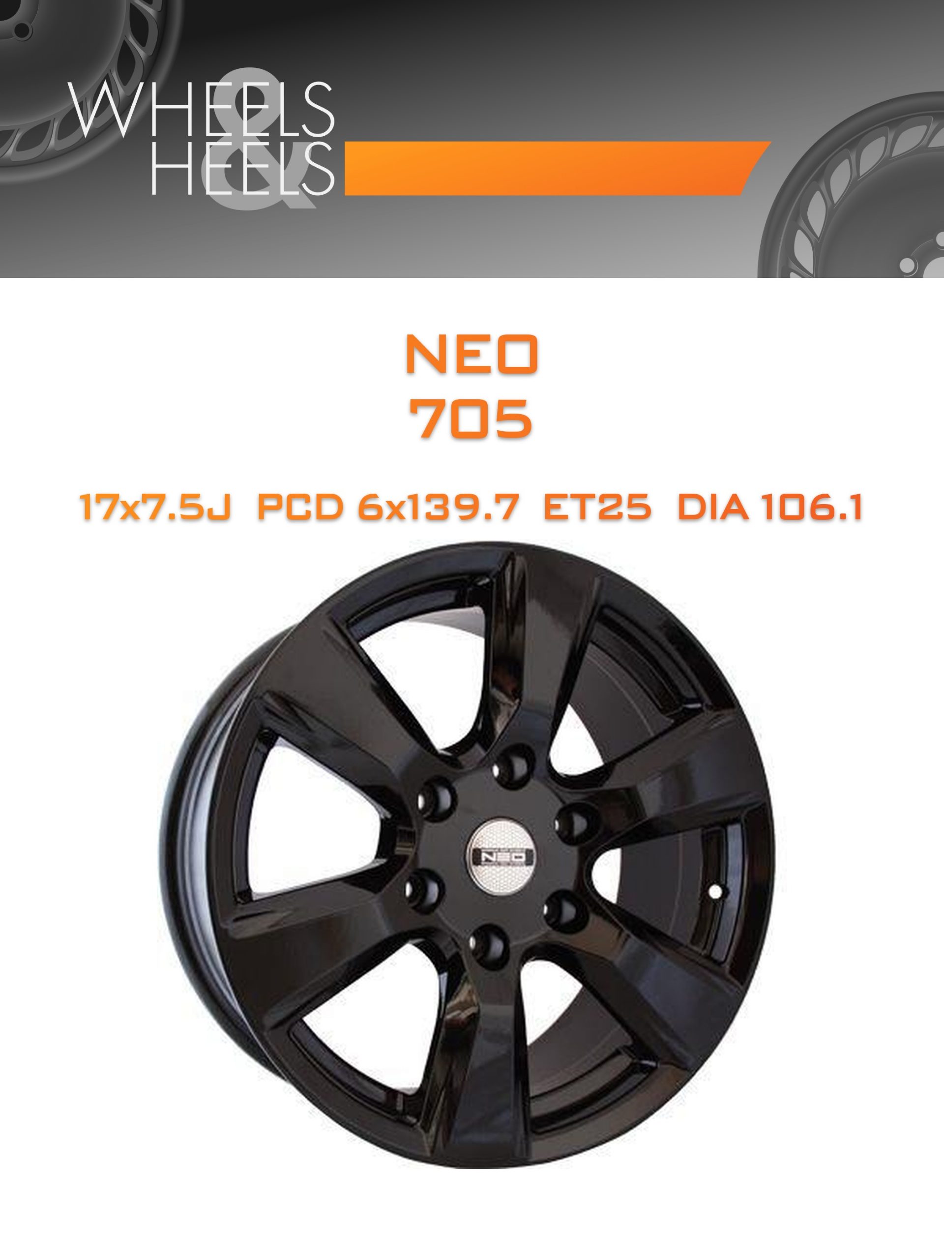 Диски NEO 705 | Каталог Wheelsnheels.ru