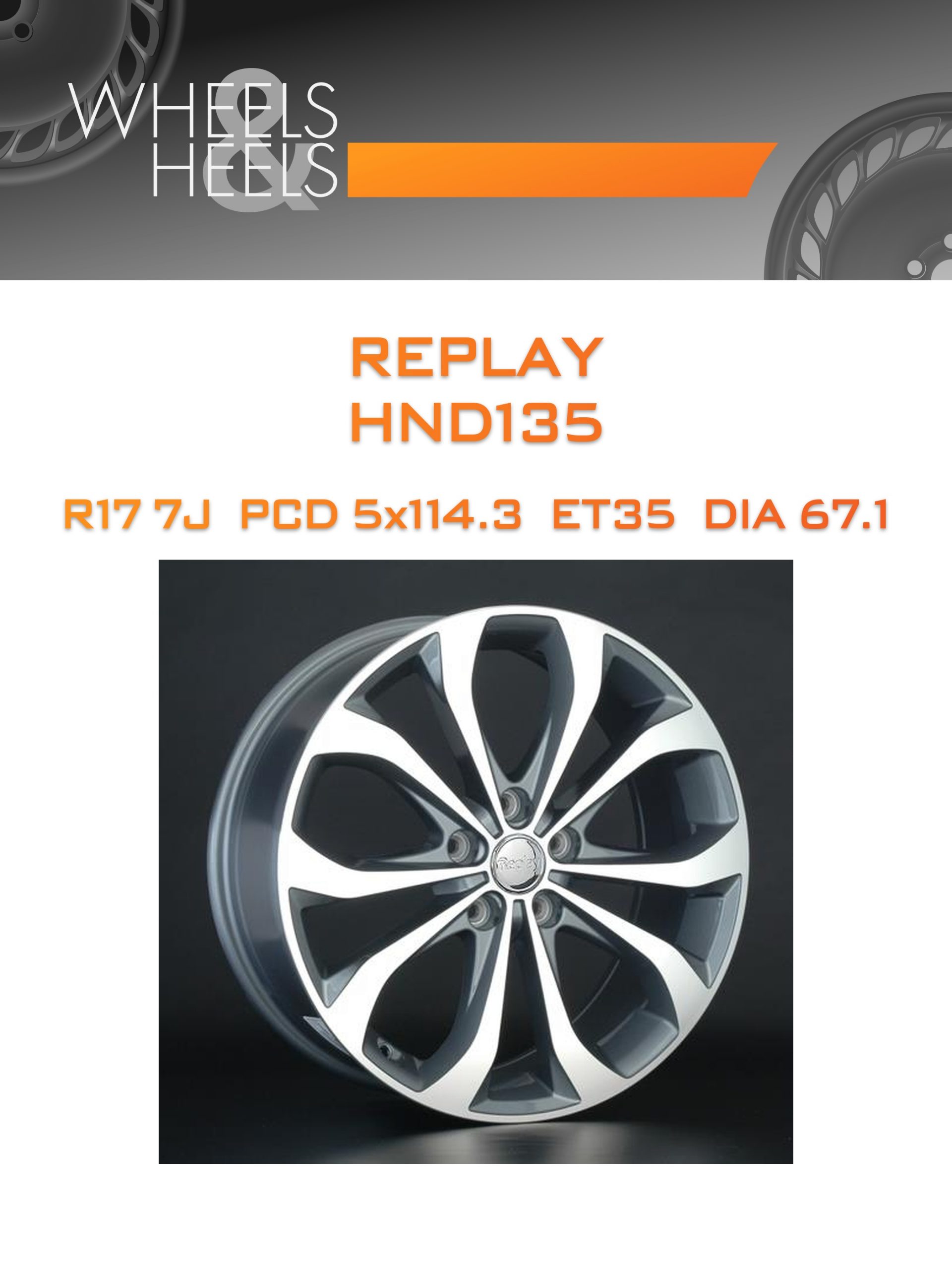 Диски REPLAY HND135 | Каталог Wheelsnheels.ru