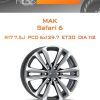Диски MAK Safari 6 | Каталог Wheelsnheels.ru