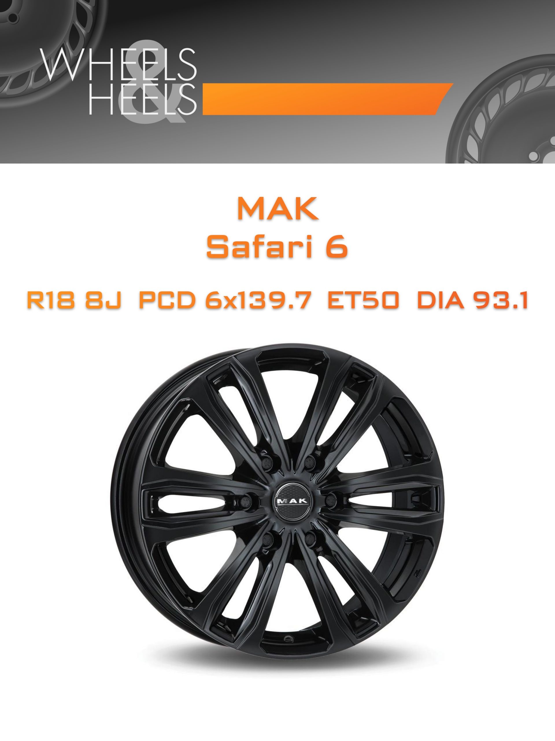 Диски MAK Safari 6 | Каталог Wheelsnheels.ru
