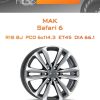 Диски MAK Safari 6 | Каталог Wheelsnheels.ru