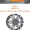 Диски MAK Safari 6 | Каталог Wheelsnheels.ru