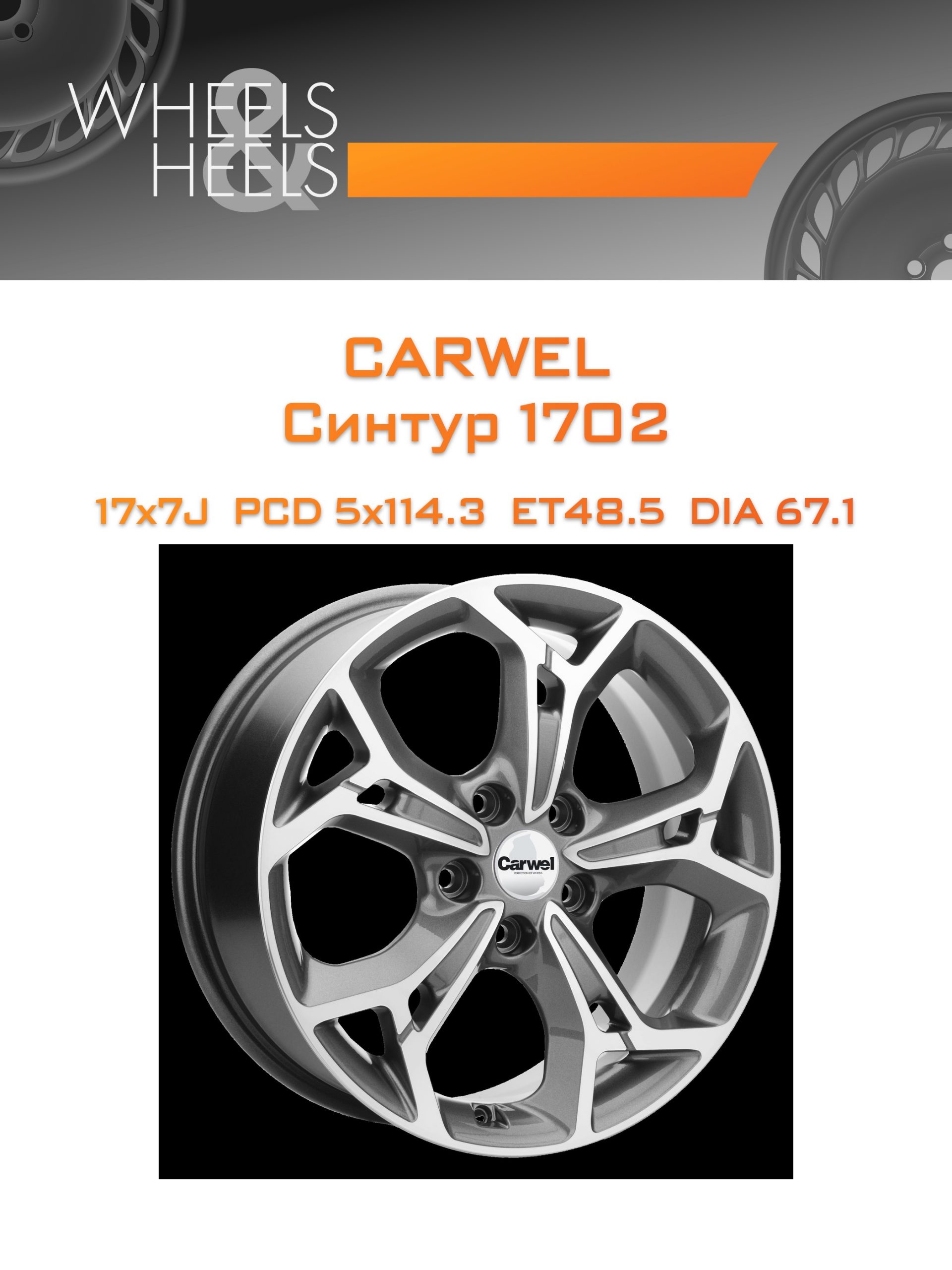 Диски Carwel Синтур 1702 | Каталог Wheelsnheels.ru