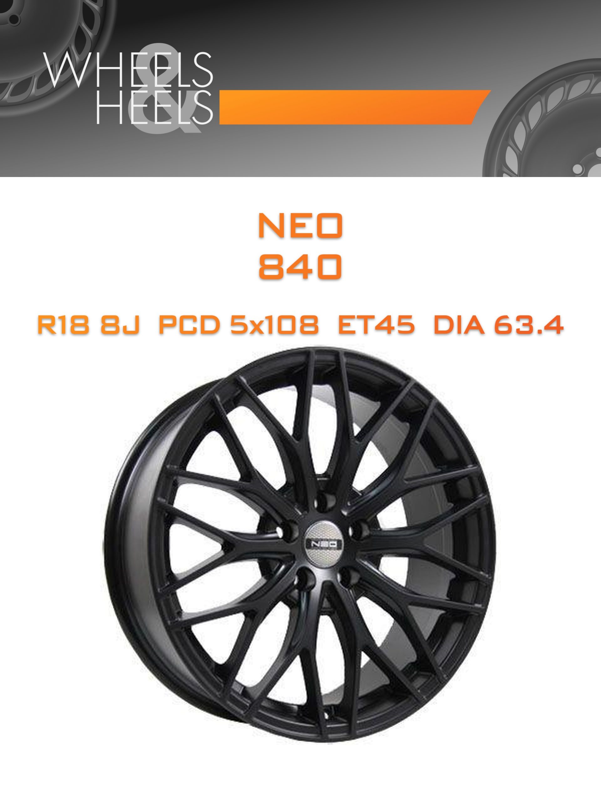 Диски NEO 840 | Каталог Wheelsnheels.ru