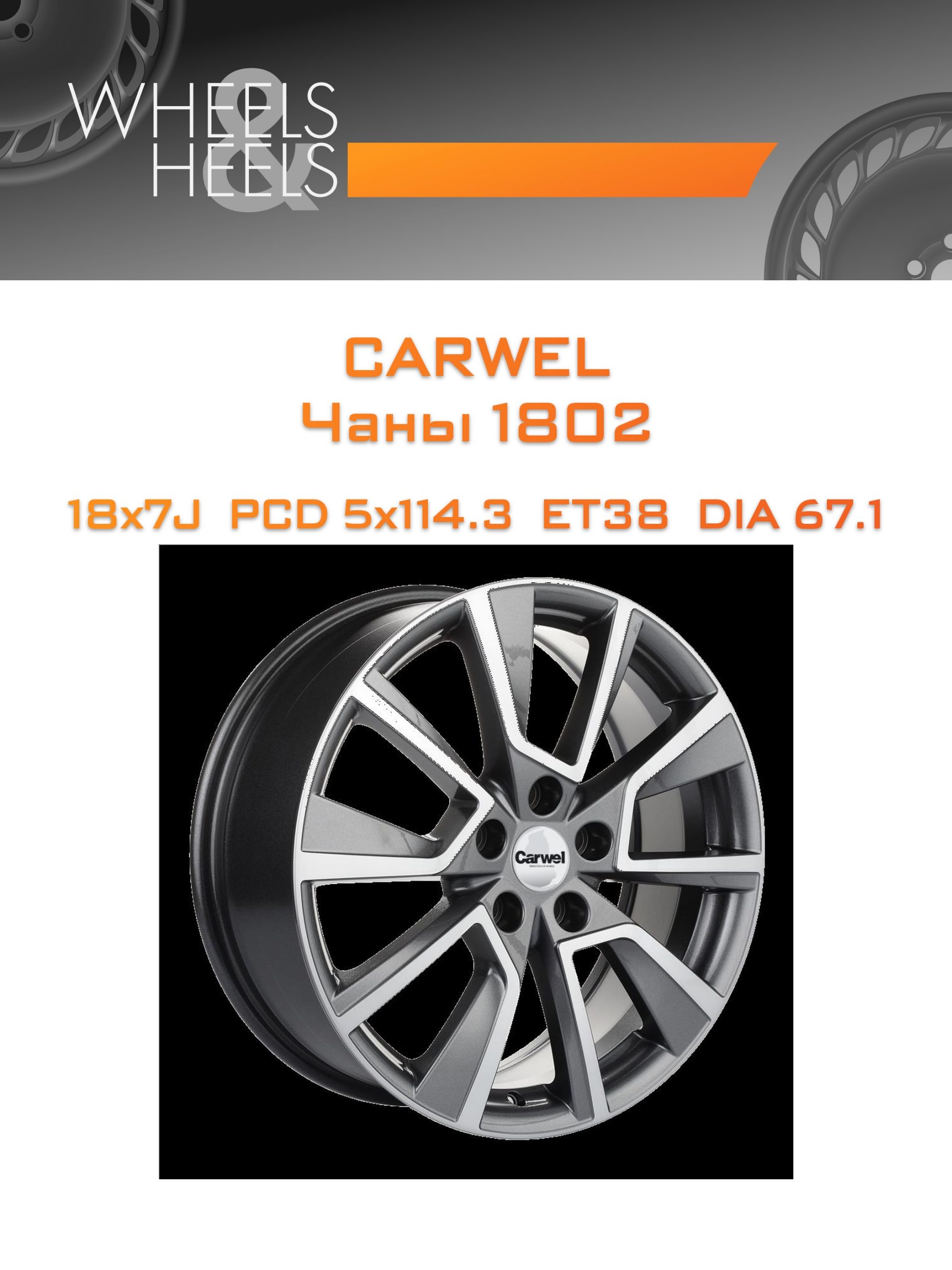 Диски Carwel Чаны 1802 | Каталог Wheelsnheels.ru