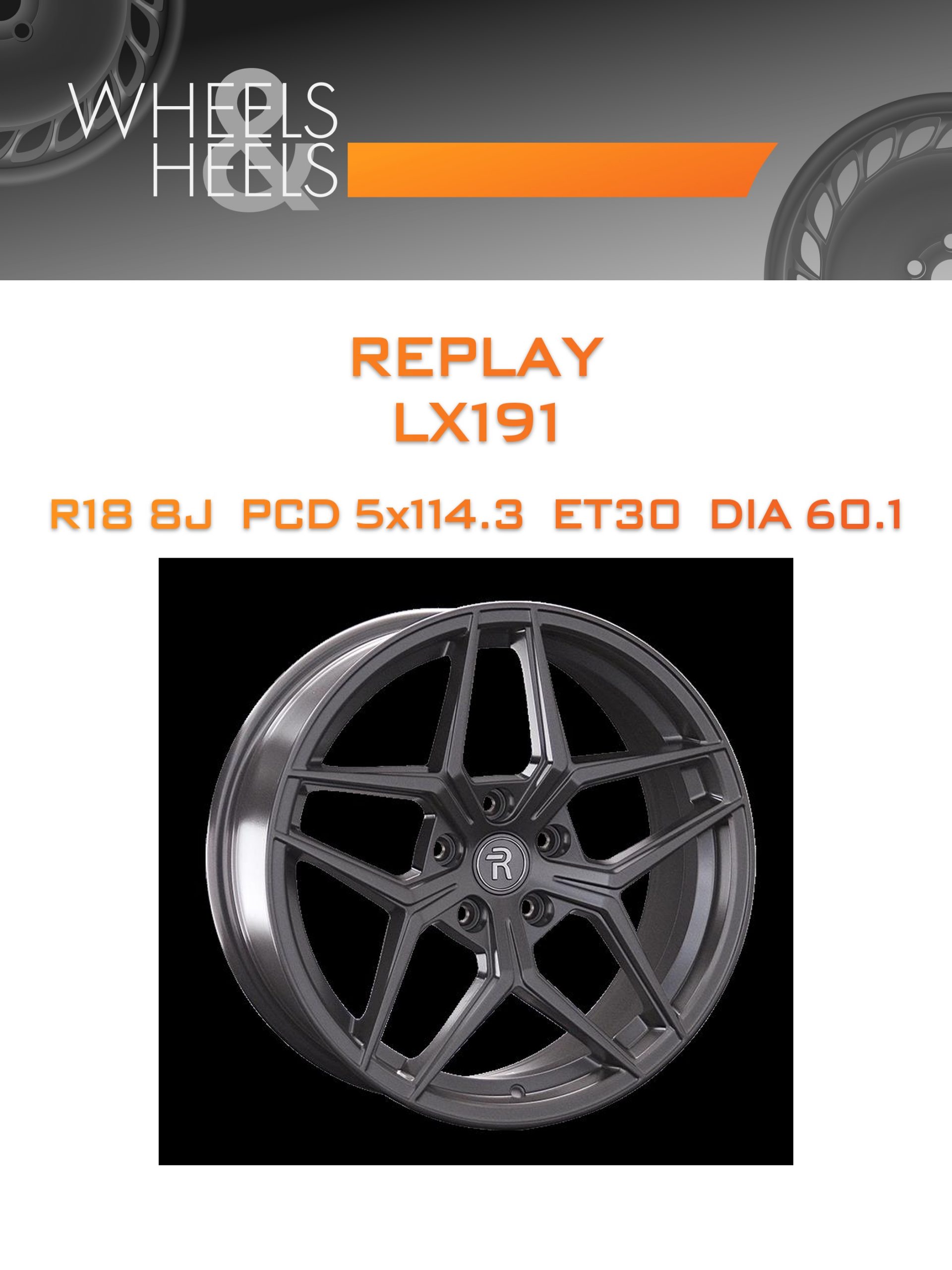 Диски REPLAY LX191 | Каталог Wheelsnheels.ru