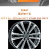 Диски MAK Safari 6 | Каталог Wheelsnheels.ru