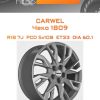 Диски Carwel Чеко 1809 | Каталог Wheelsnheels.ru