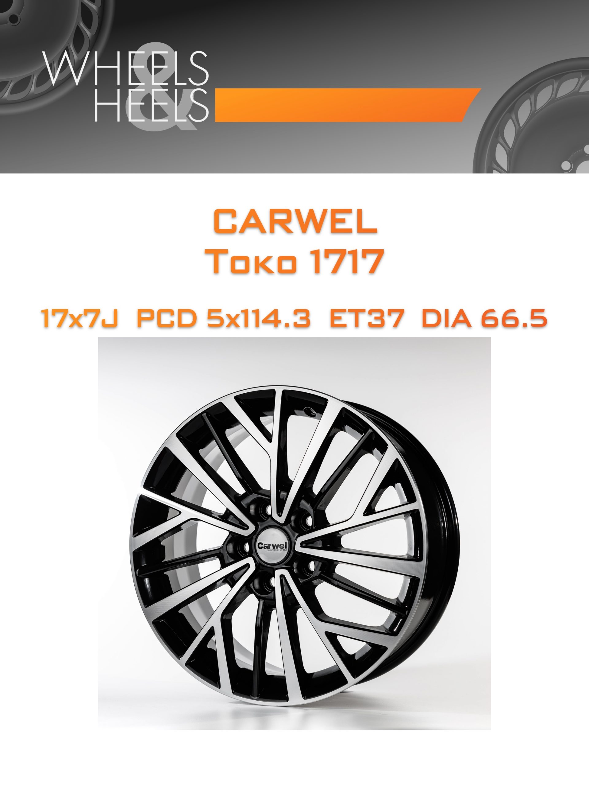 Диски Carwel Токо 1717 | Каталог Wheelsnheels.ru