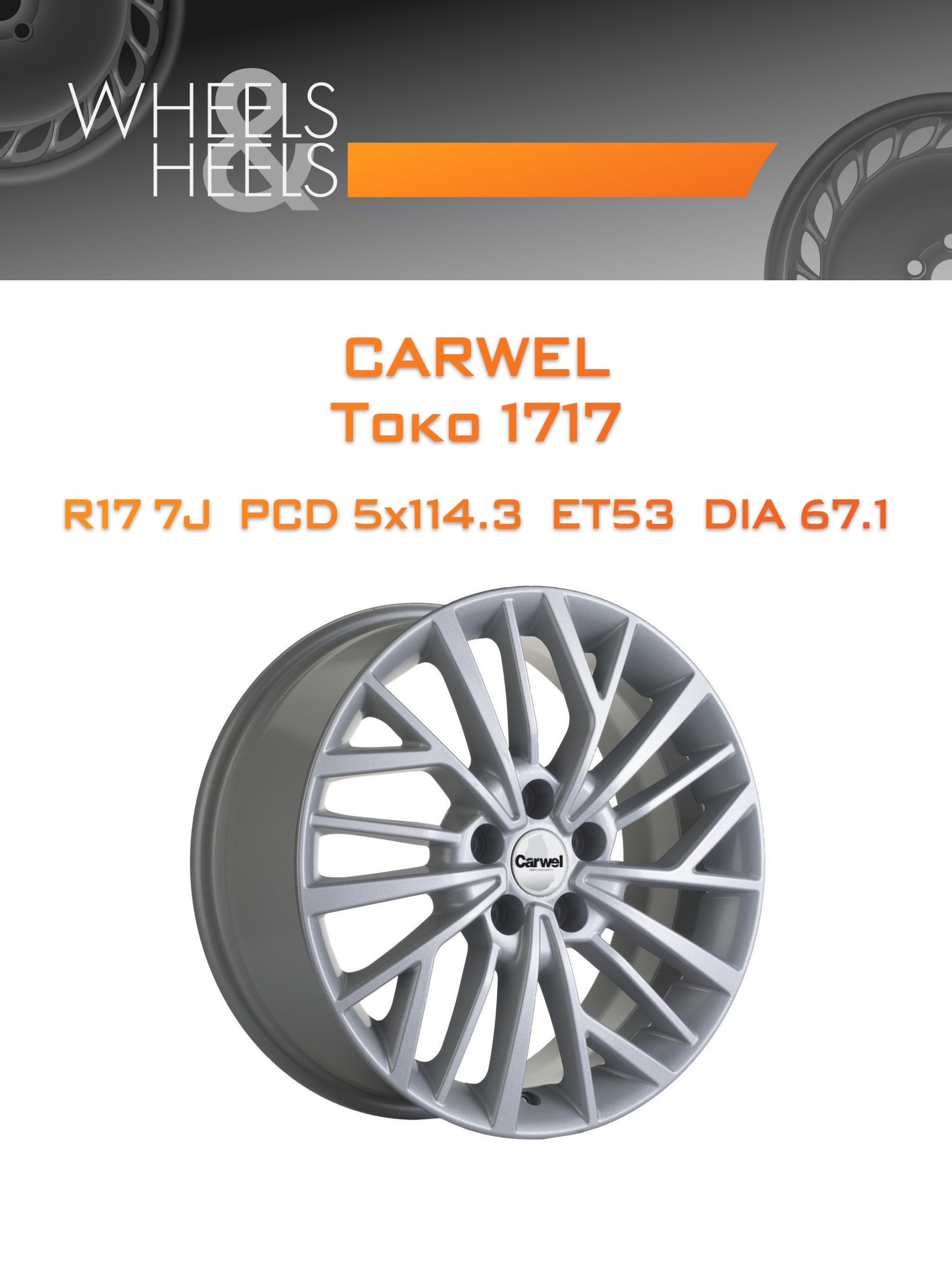Диски Carwel Токо 1717 | Каталог Wheelsnheels.ru