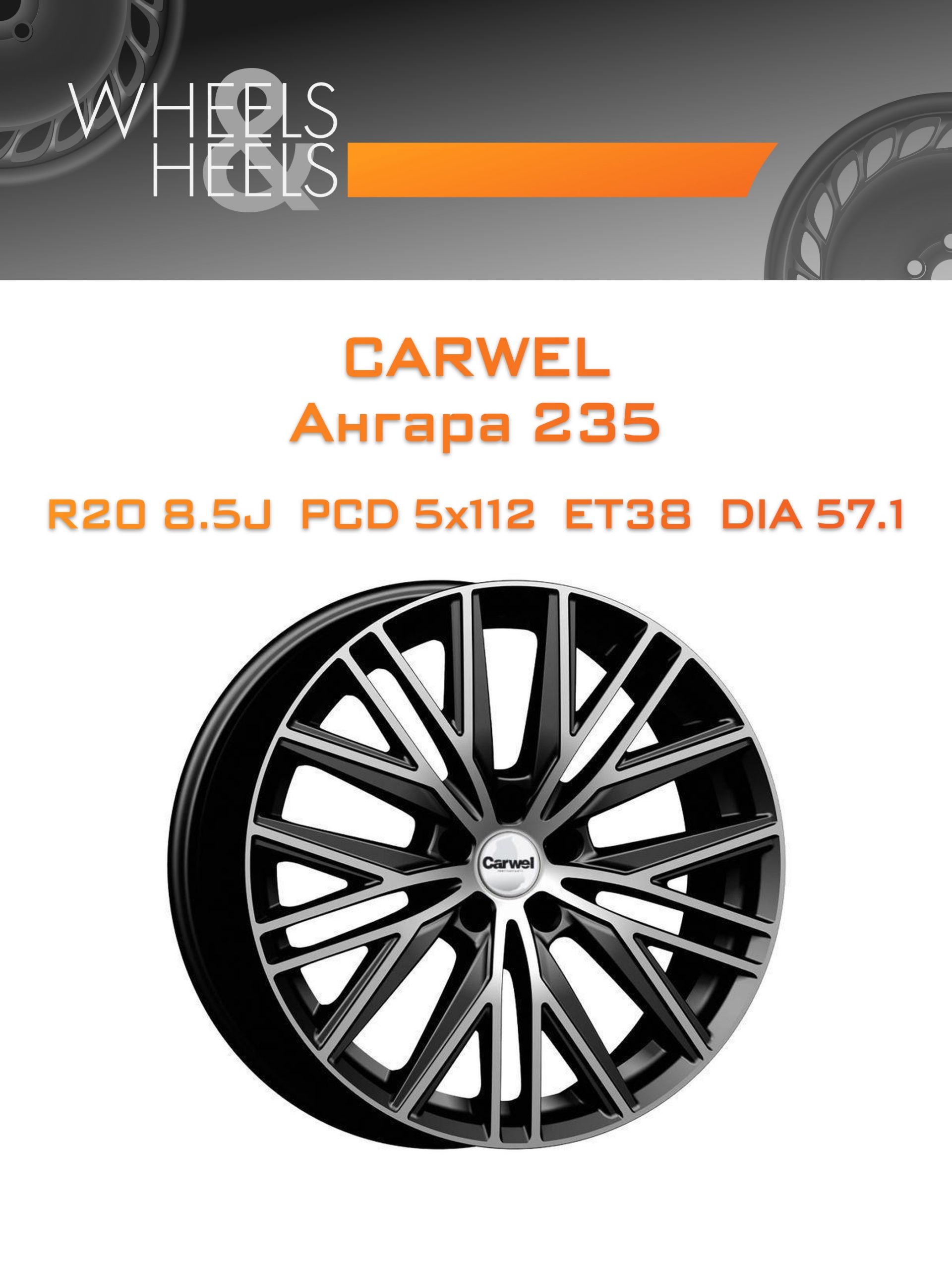 Диски Carwel Ангара 235 | Каталог Wheelsnheels.ru