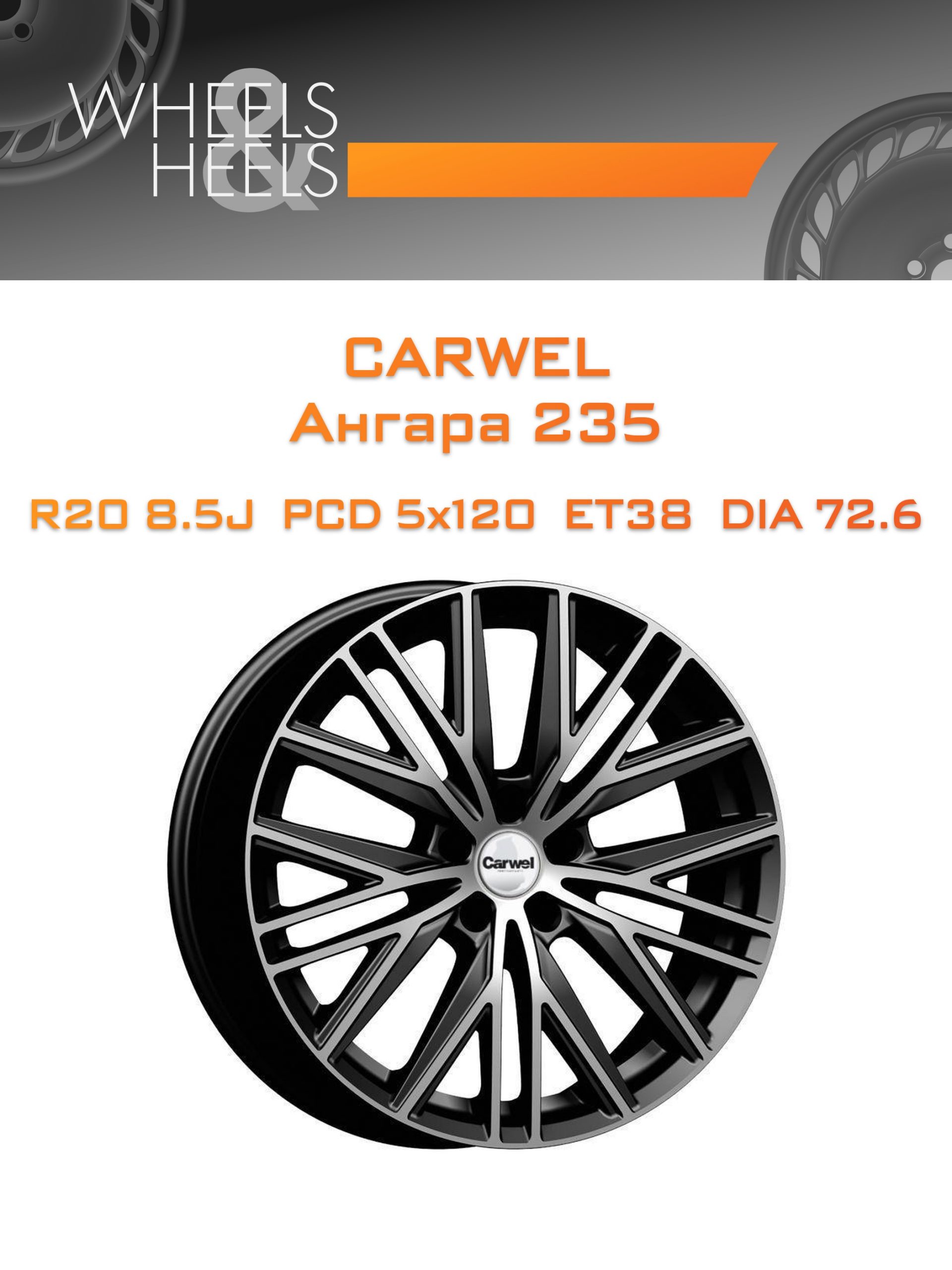 Диски Carwel Ангара 235 | Каталог Wheelsnheels.ru