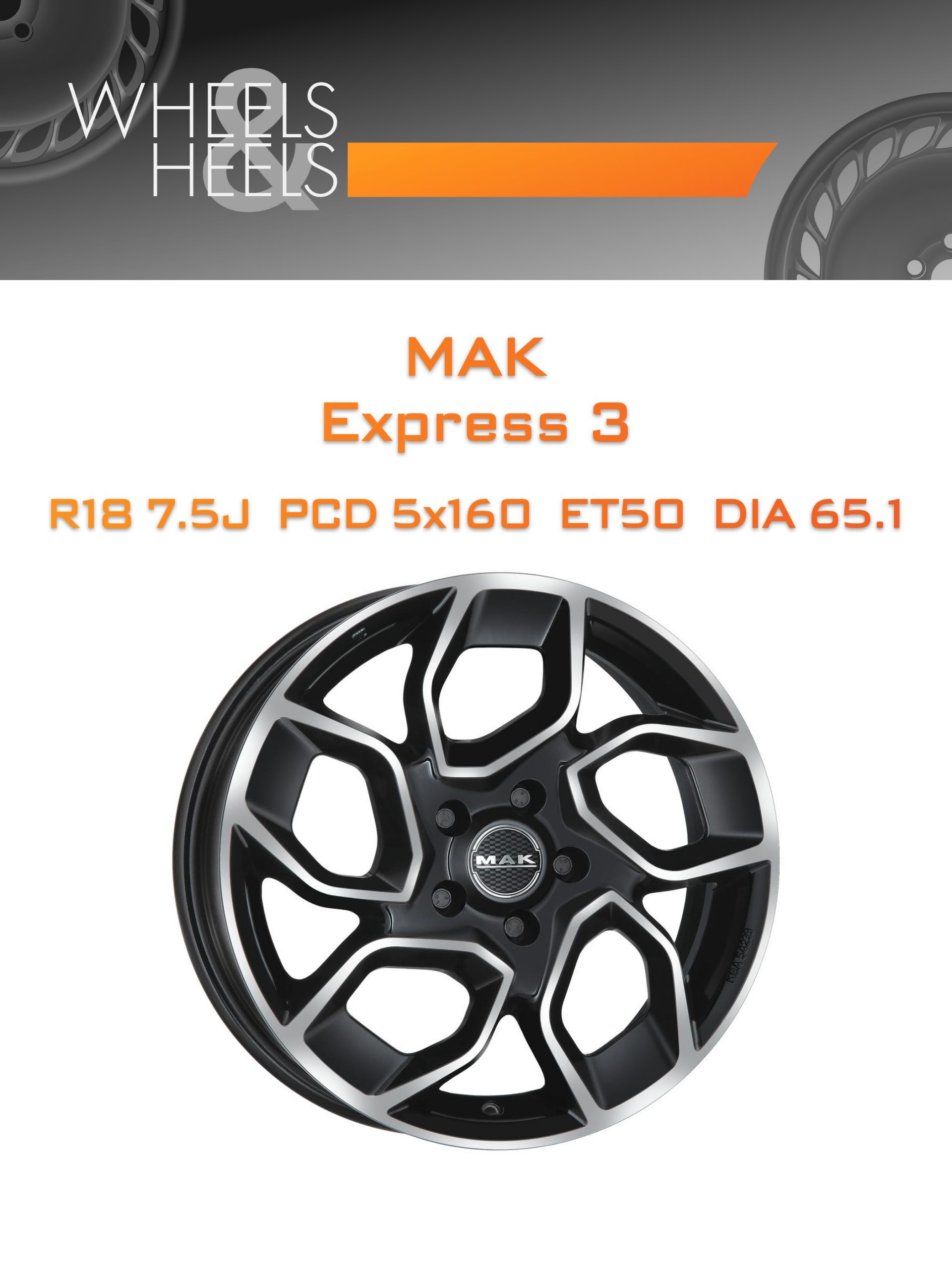 Диски MAK Express 3 | Каталог Wheelsnheels.ru