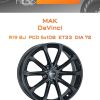 Диски MAK DaVinci | Каталог Wheelsnheels.ru