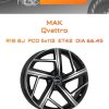 Диски MAK Qvattro | Каталог Wheelsnheels.ru
