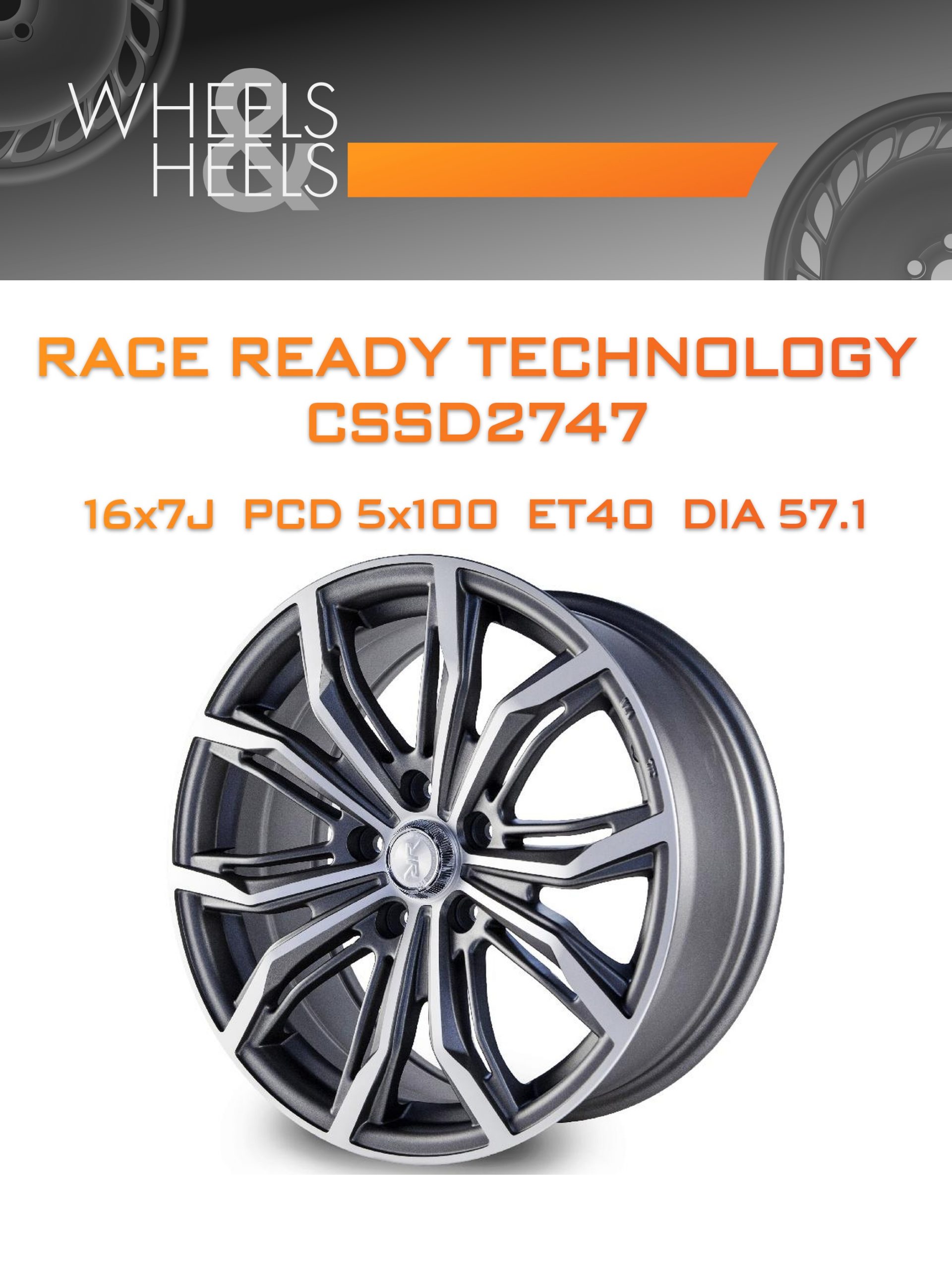 Диски Race Ready Technology CSSD2747 | Каталог Wheelsnheels.ru