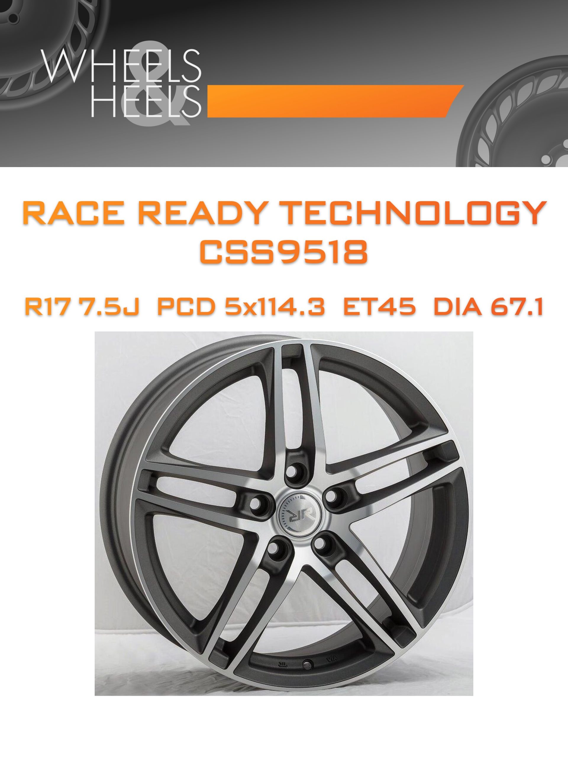 Диски Race Ready Technology CSS9518 | Каталог Wheelsnheels.ru