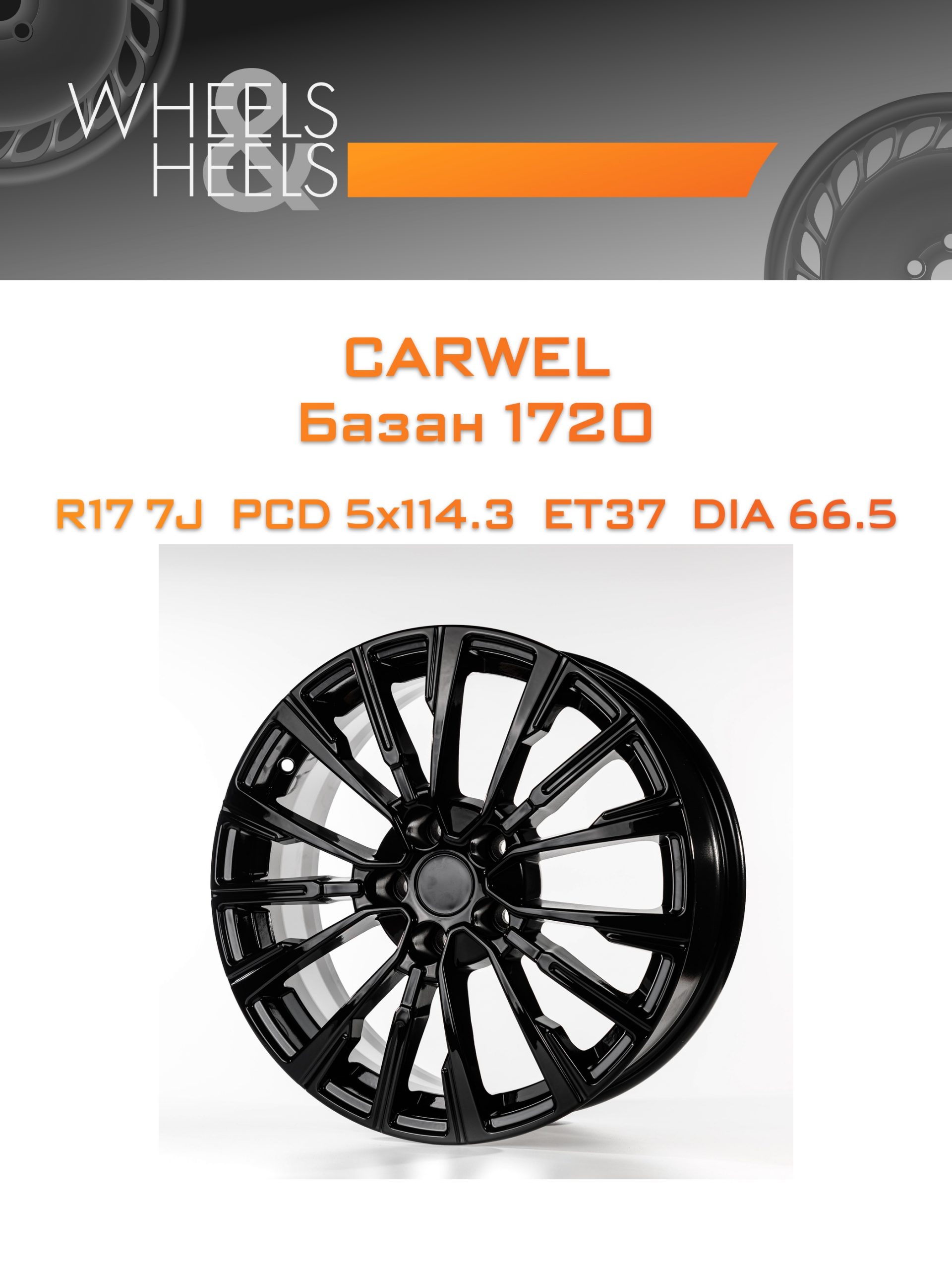 Диски Carwel Базан 1720 | Каталог Wheelsnheels.ru