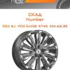 Диски СКАД Humber | Каталог Wheelsnheels.ru