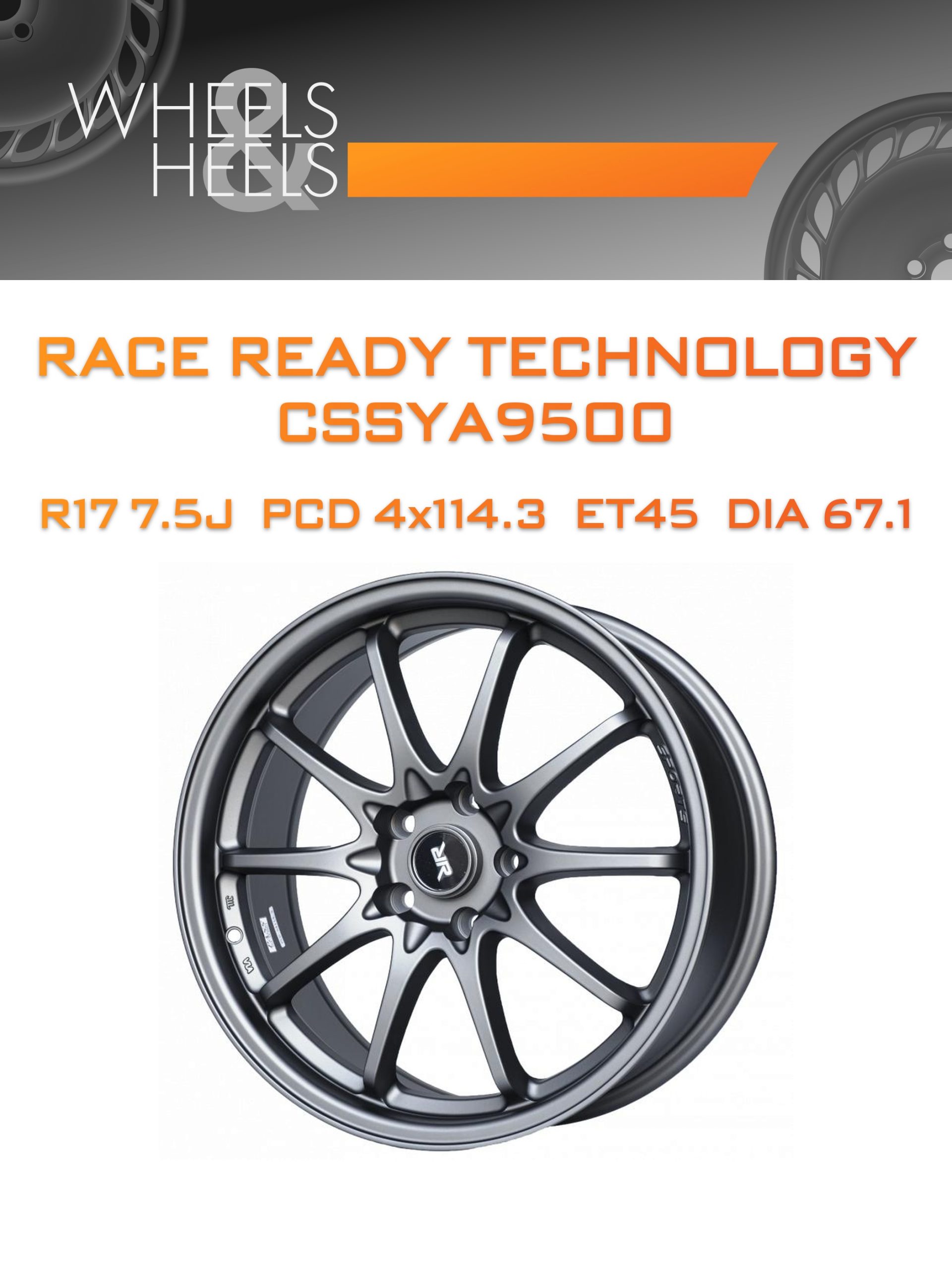 Диски Race Ready Technology CSSYA9500 | Каталог Wheelsnheels.ru