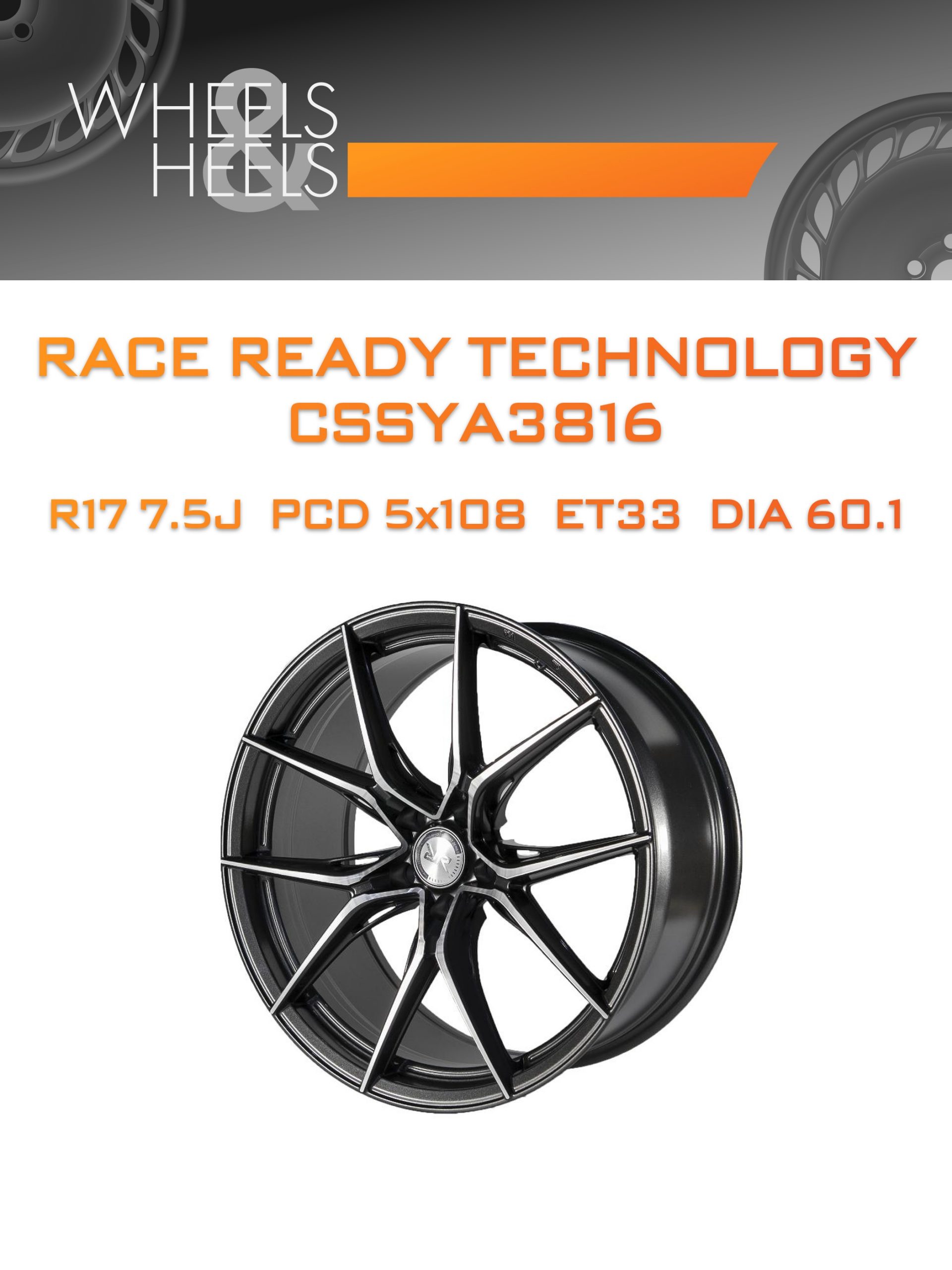 Диски Race Ready Technology CSSYA3816 | Каталог Wheelsnheels.ru
