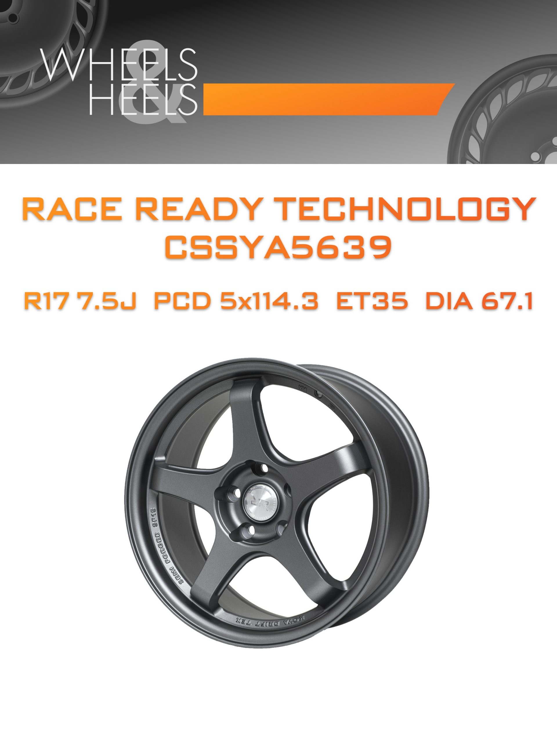 Диски Race Ready Technology CSSYA5639 | Каталог Wheelsnheels.ru