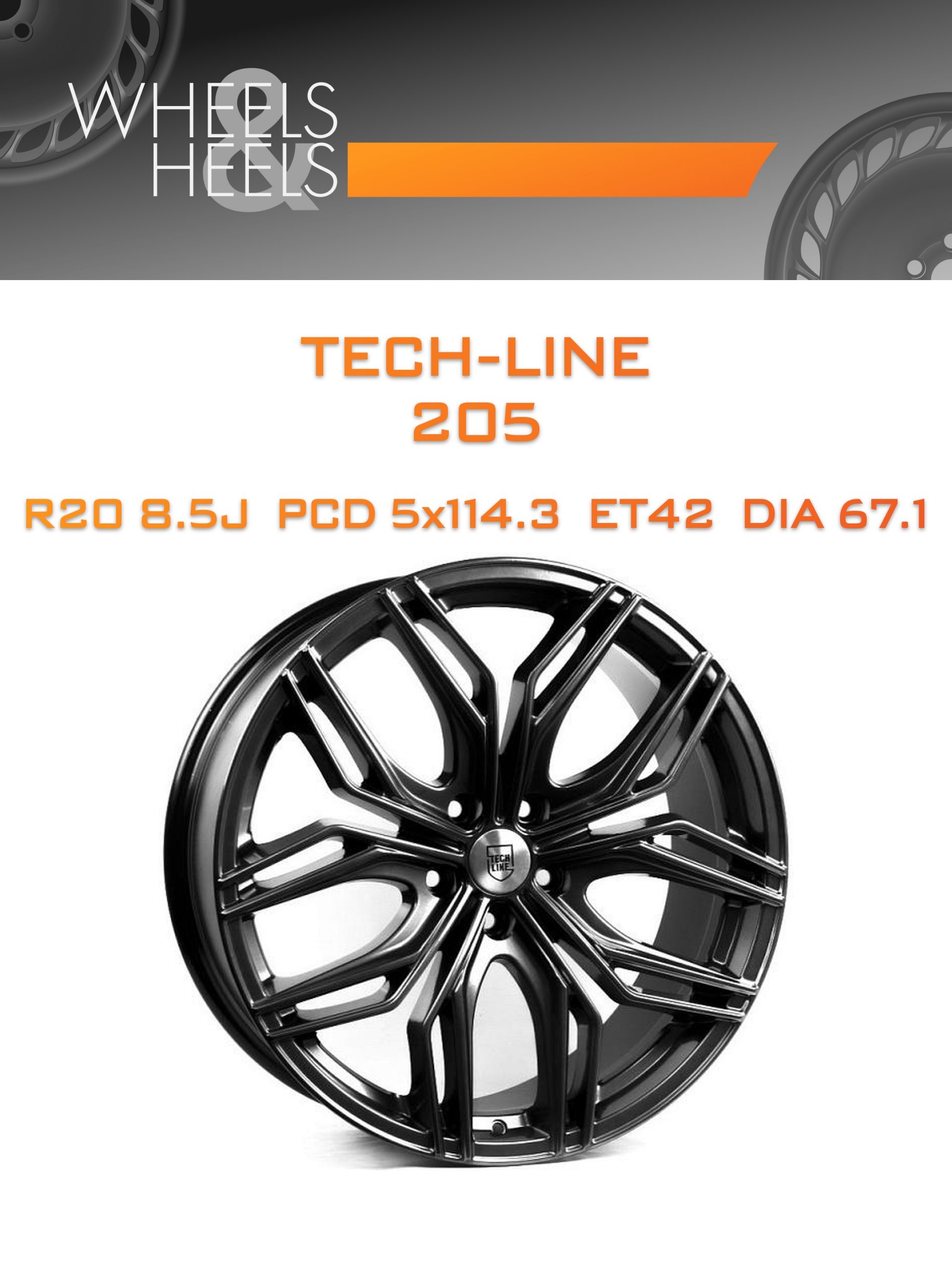 Диски Tech-Line 205 | Каталог Wheelsnheels.ru