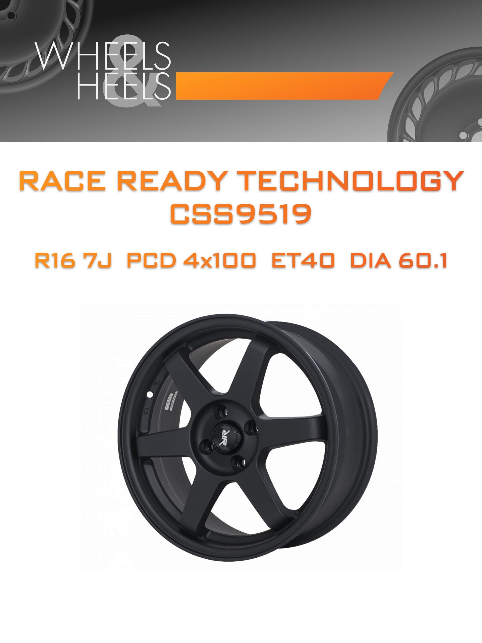 Диски Race Ready Technology CSS9519 | Каталог Wheelsnheels.ru