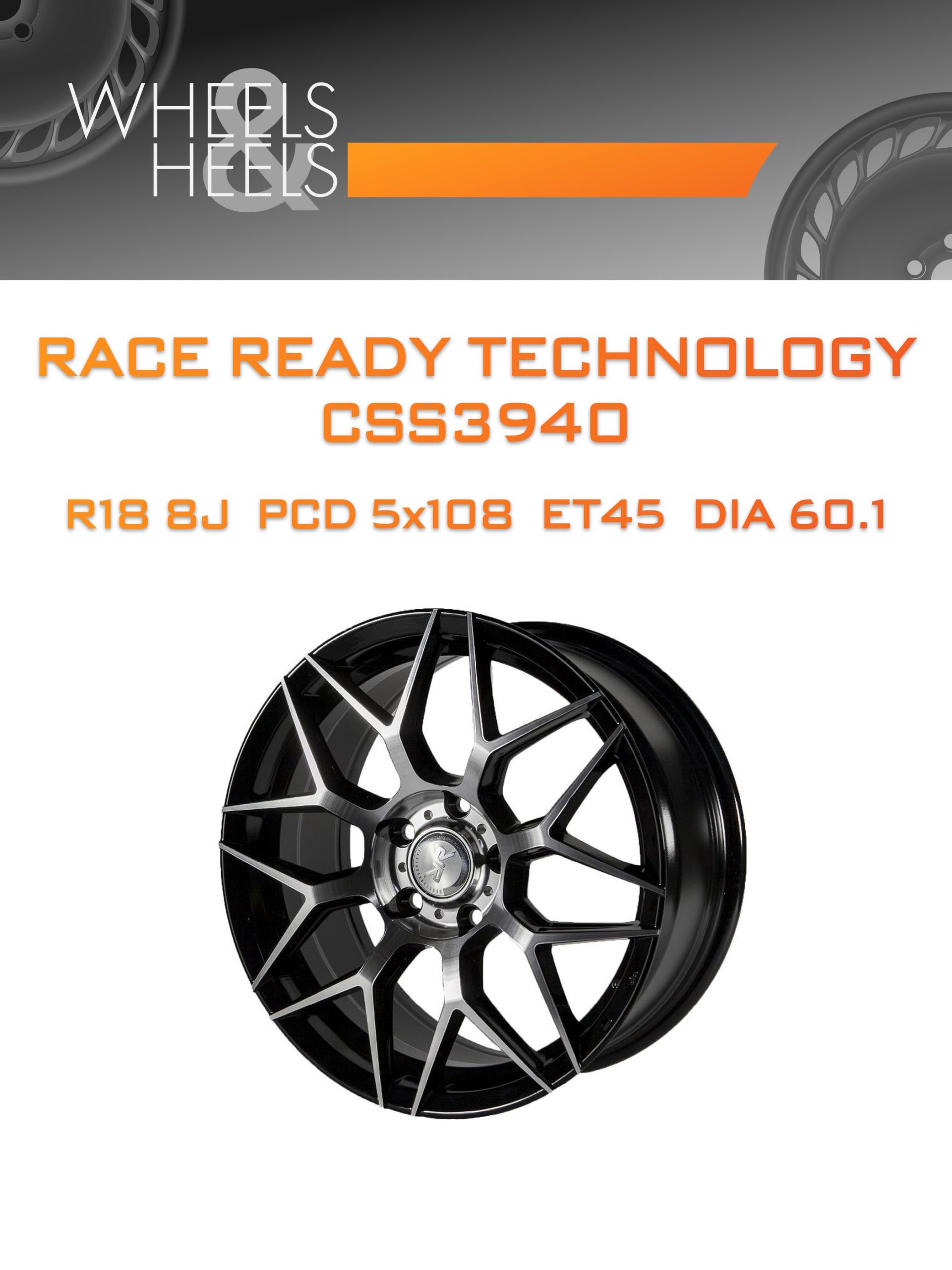 Диски Race Ready Technology CSS3940 | Каталог Wheelsnheels.ru