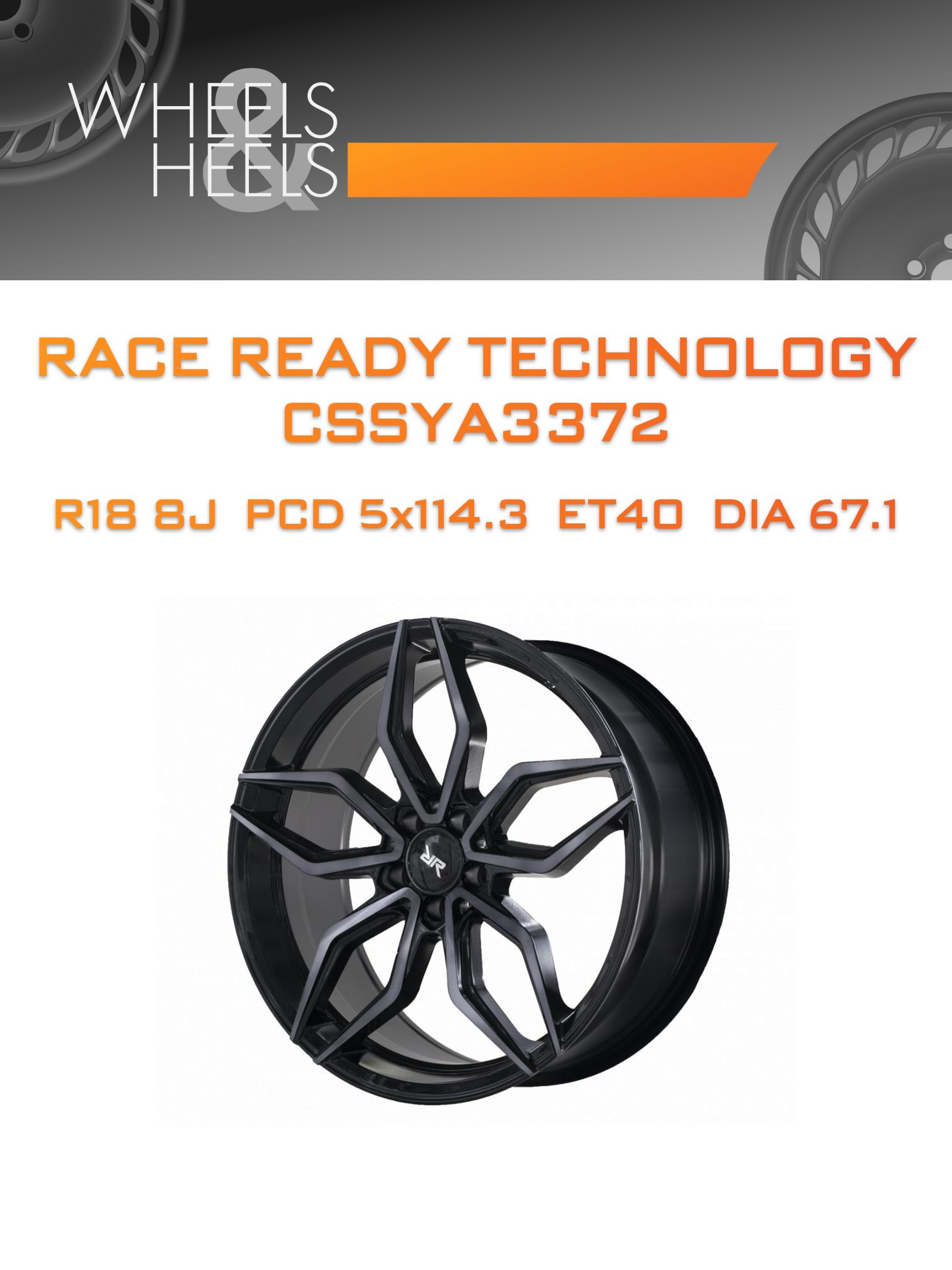 Диски Race Ready Technology CSSYA3372 | Каталог Wheelsnheels.ru
