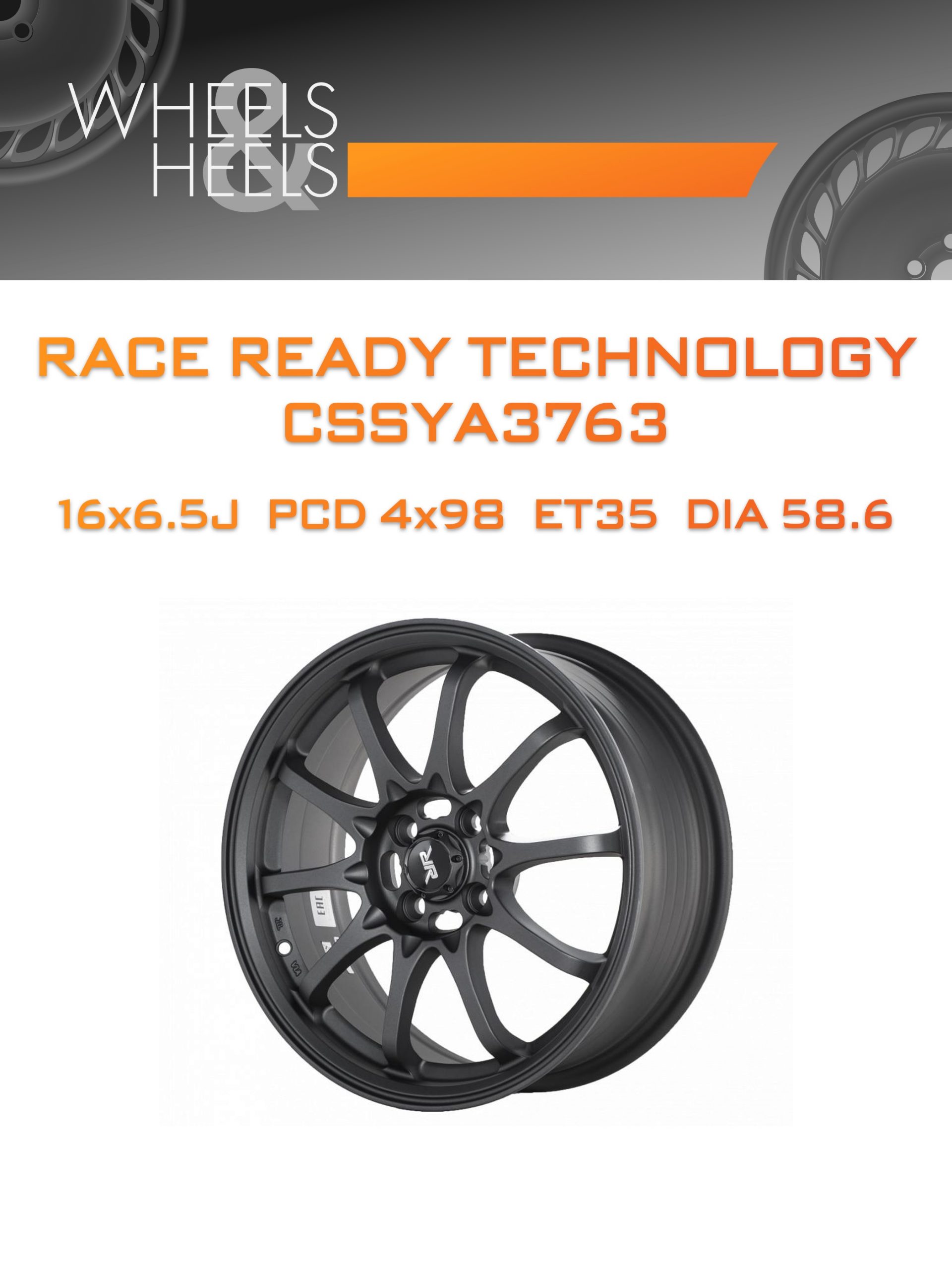 Диски Race Ready Technology CSSYA3763 | Каталог Wheelsnheels.ru