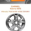 Диски Carwel Конго 1615 | Каталог Wheelsnheels.ru