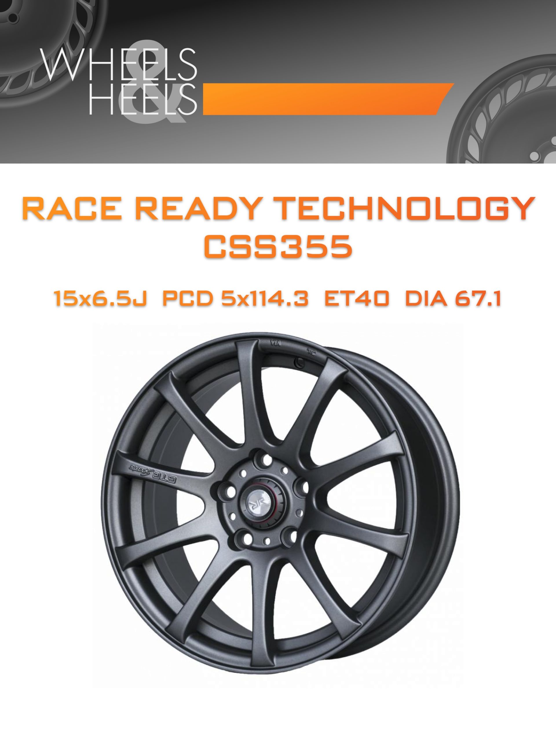 Диски Race Ready Technology CSS355 | Каталог Wheelsnheels.ru