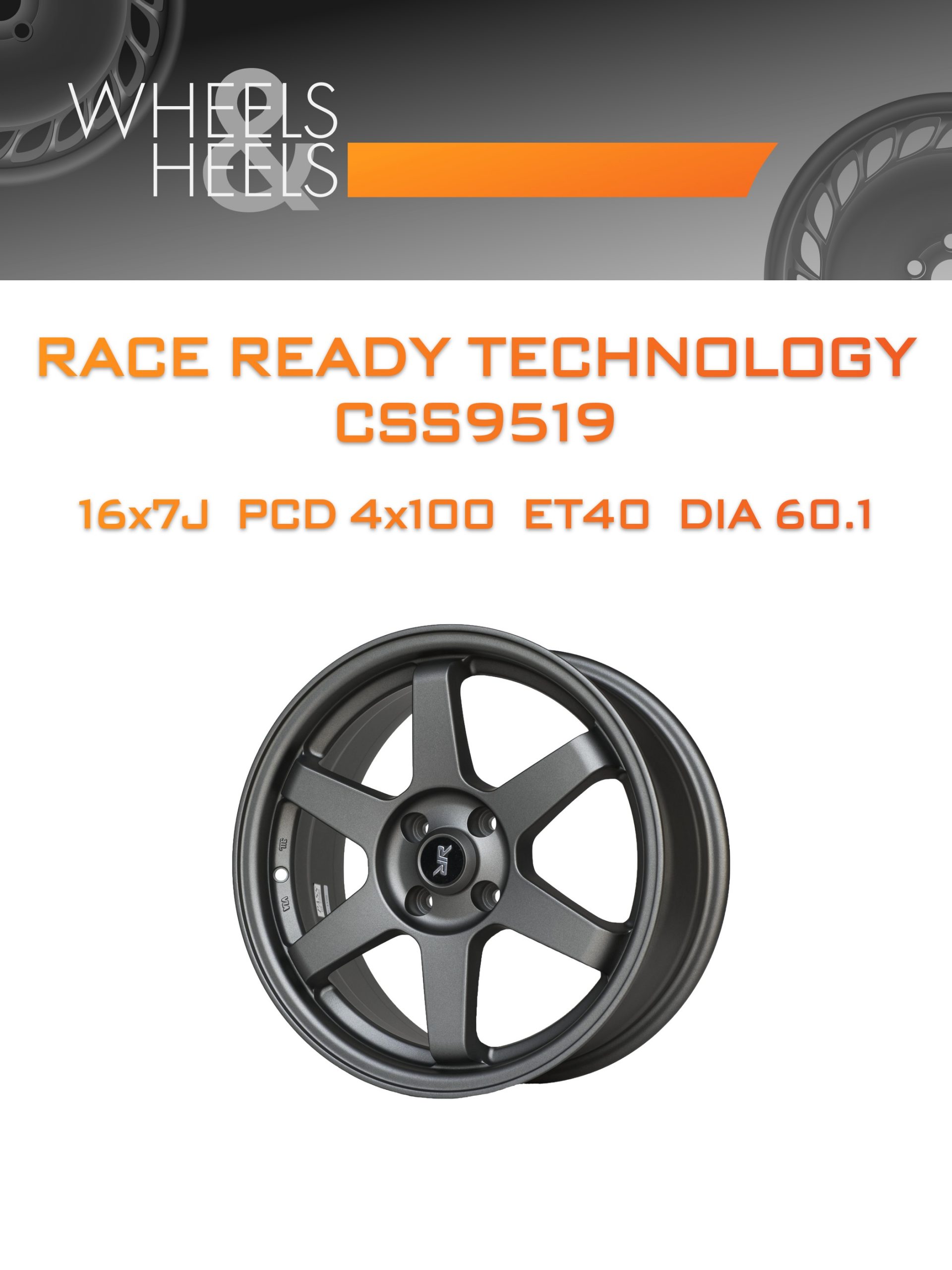 Диски Race Ready Technology CSS9519 | Каталог Wheelsnheels.ru