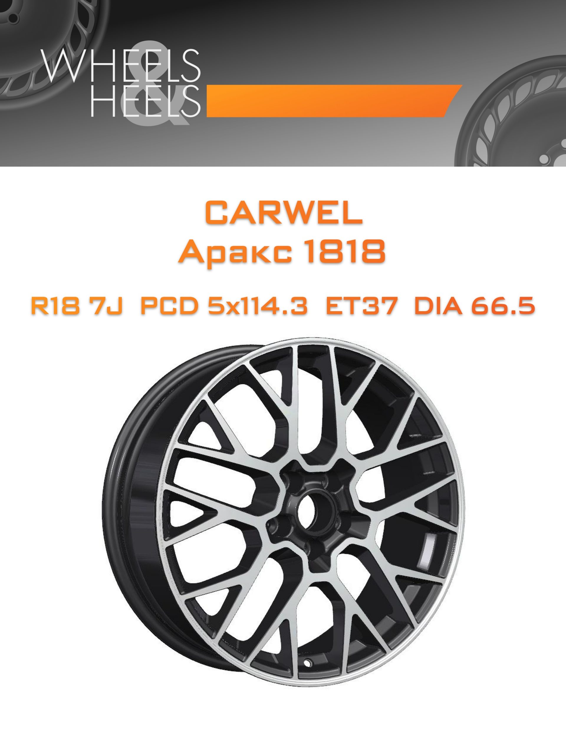 Диски Carwel Аракс 1818 | Каталог Wheelsnheels.ru