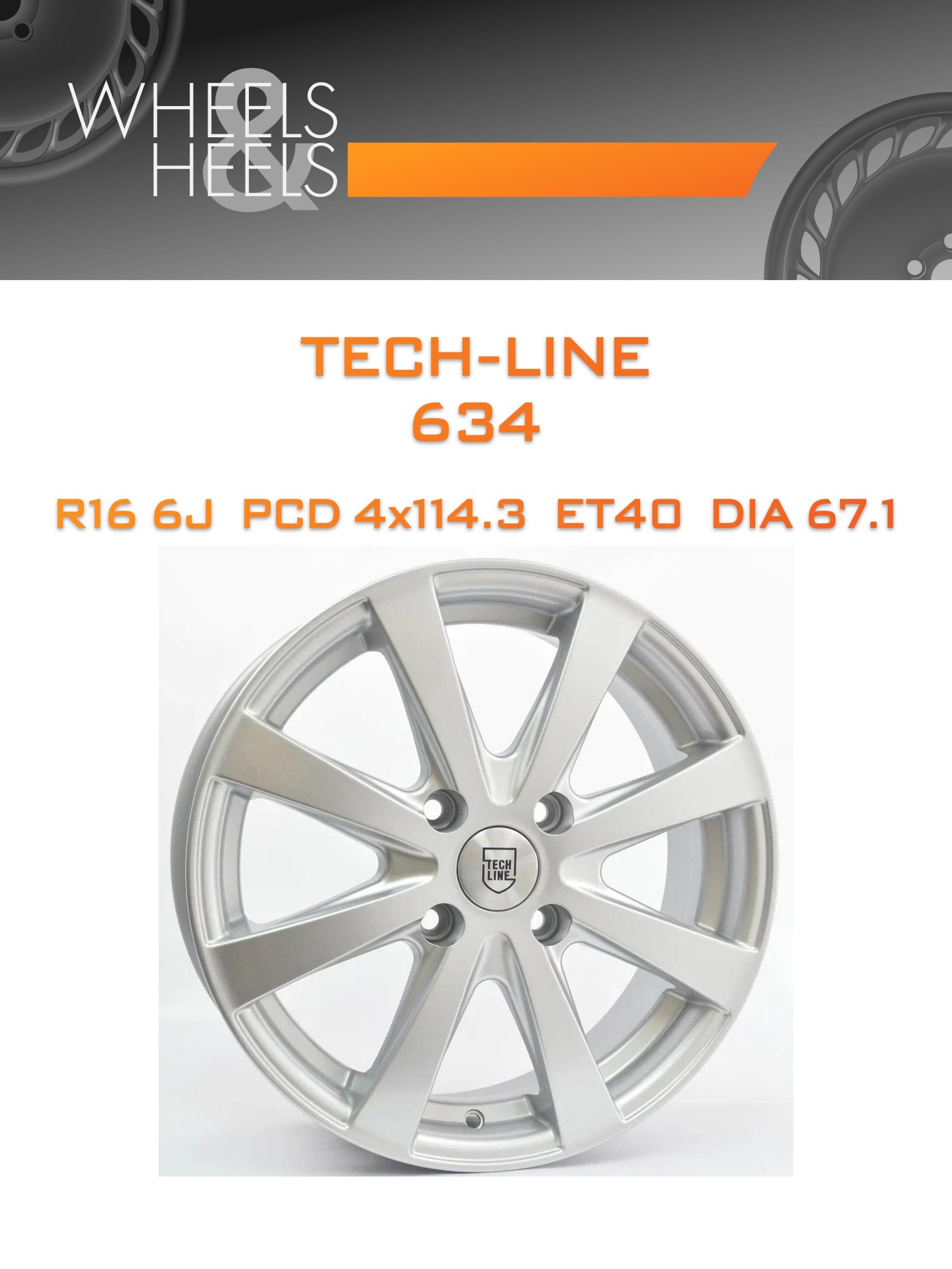 Диски Tech-Line 634 | Каталог Wheelsnheels.ru